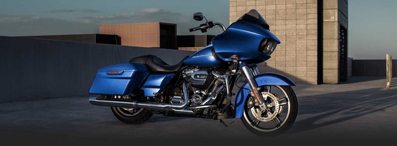 Blue Harley-Davidson Road Glide