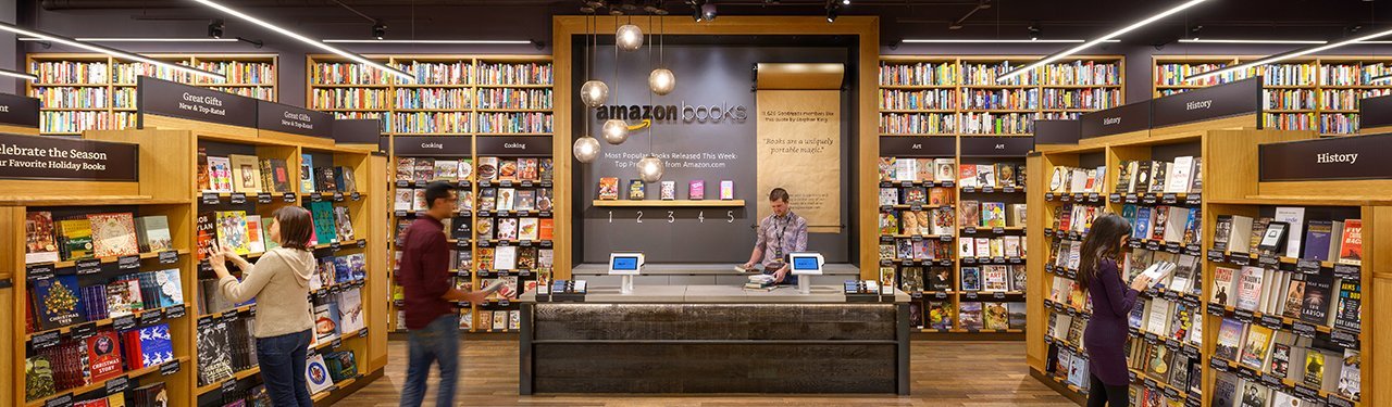 Amazon's brick-and-mortar bookstore.