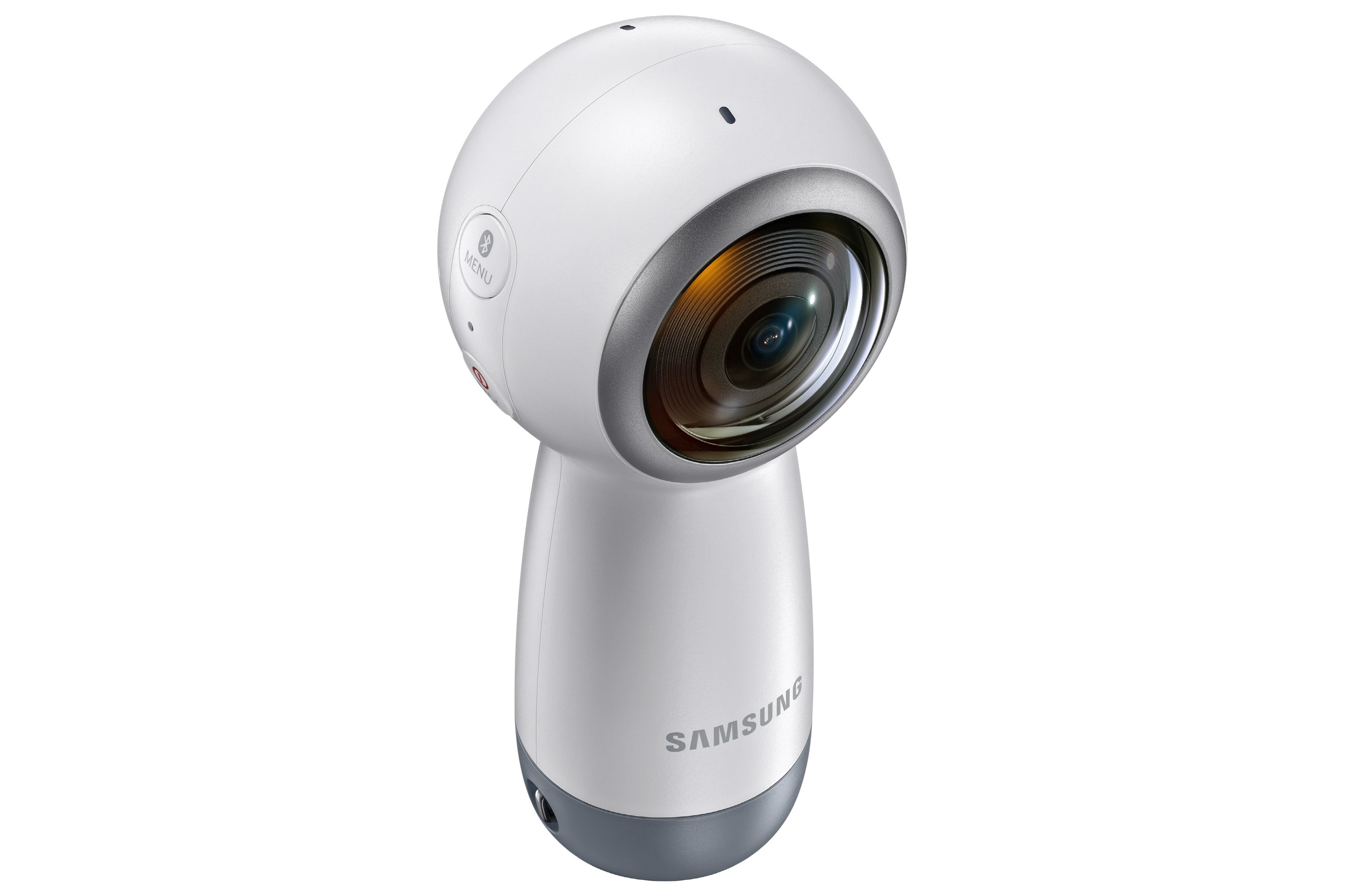 Samsung's Gear 360 handheld 360 camera. 
