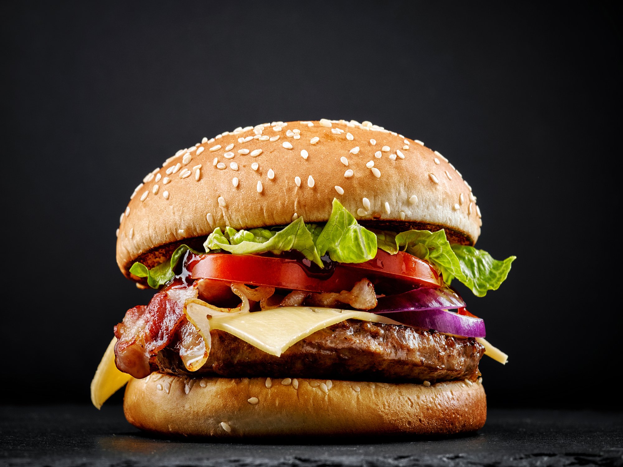 A better burger hamburger