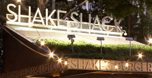 Central Park, NYC Shake Shack.