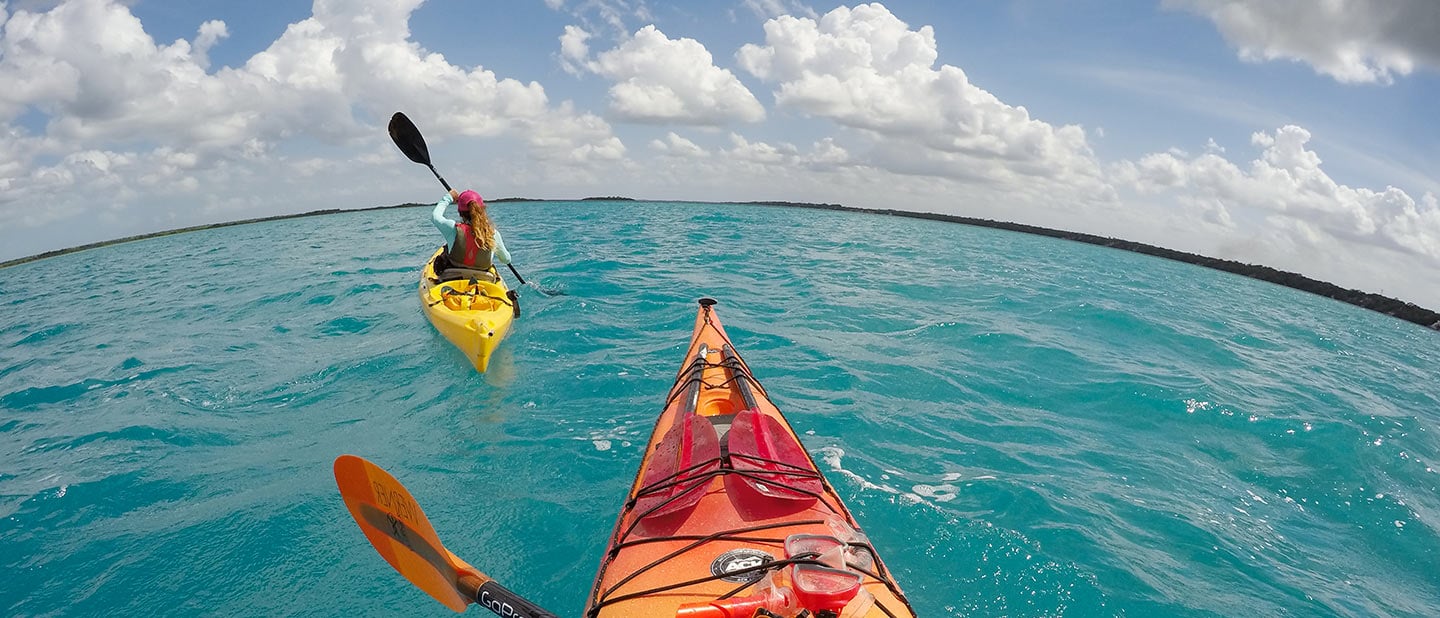 A GoPro shot from a kayak.