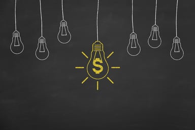 chalkboard lightbulb money 1500