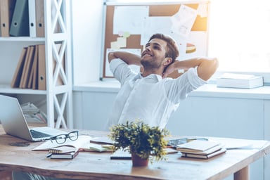 Relaxed man GETTY