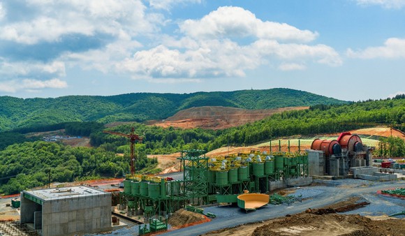 Skouries processing plant.