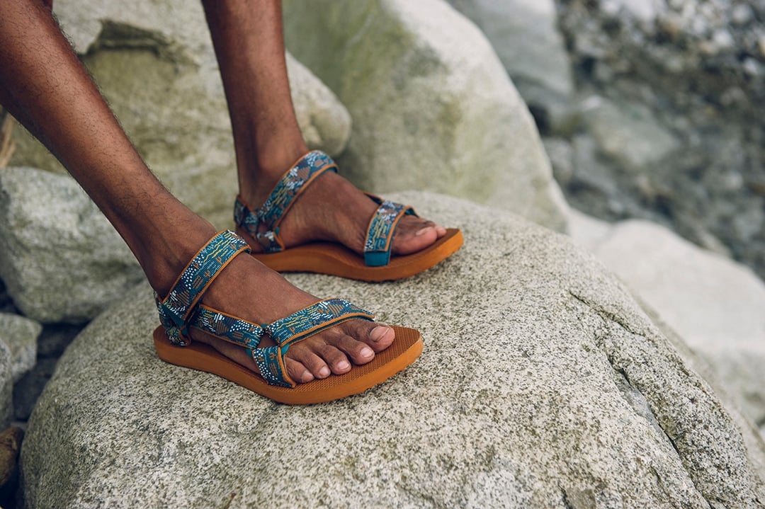 Teva sandals, Decker's brands