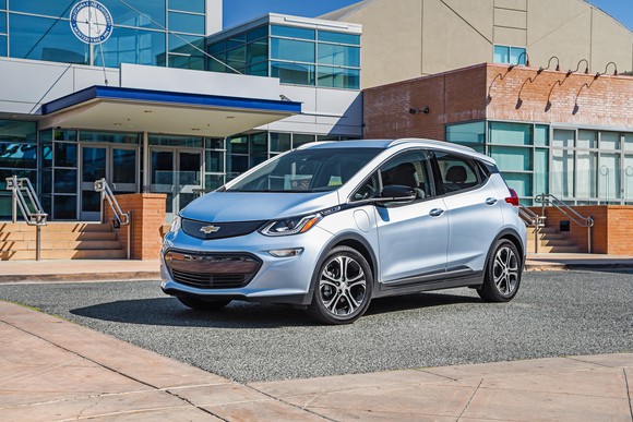A Chevrolet Bolt EV.