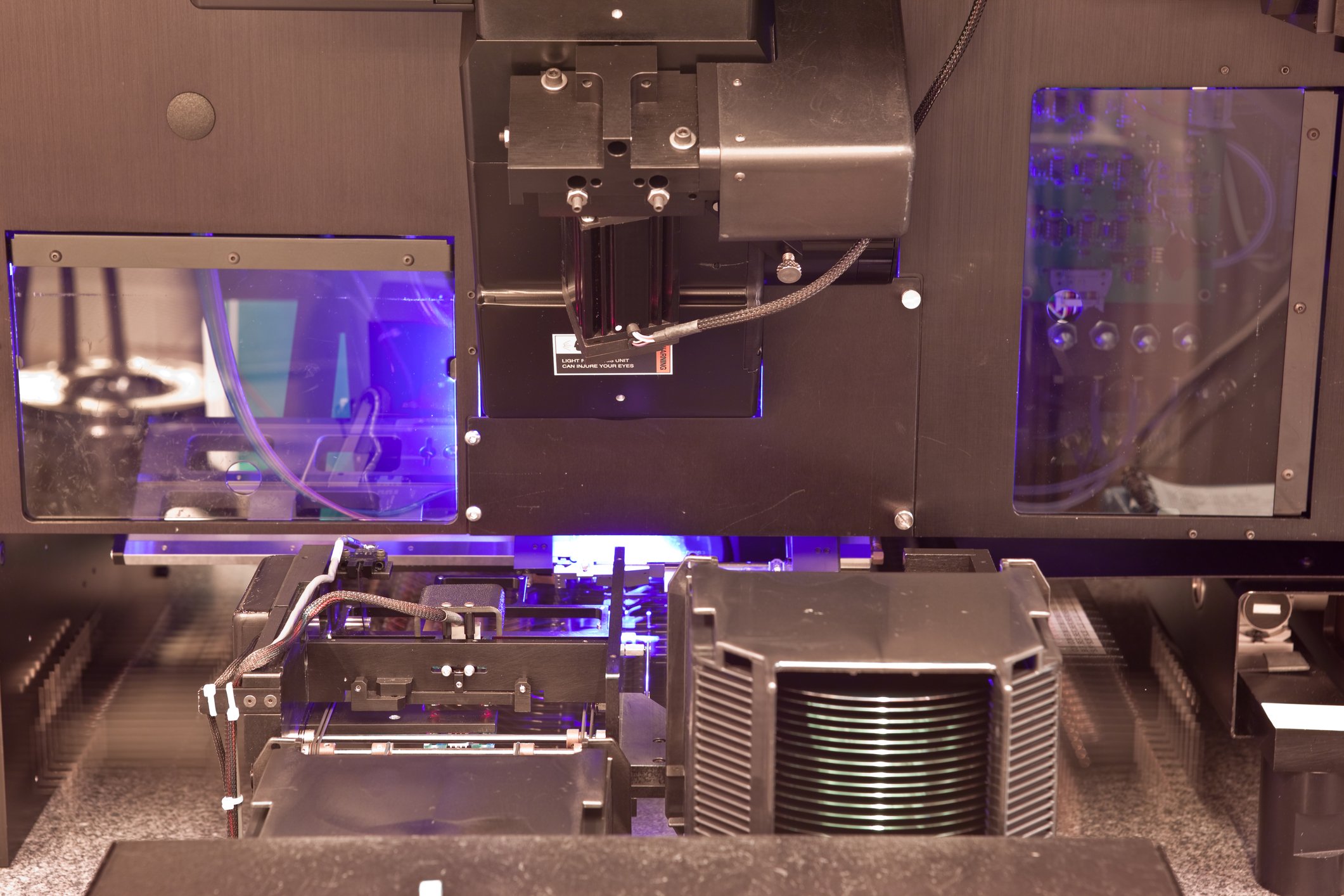 Machine making computer chips.