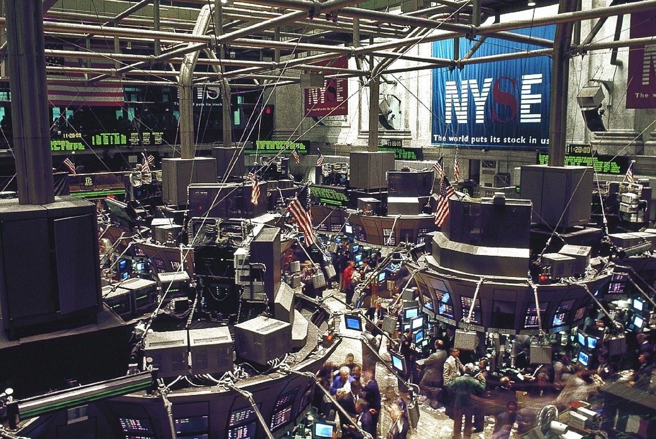The NYSE stock trading floor