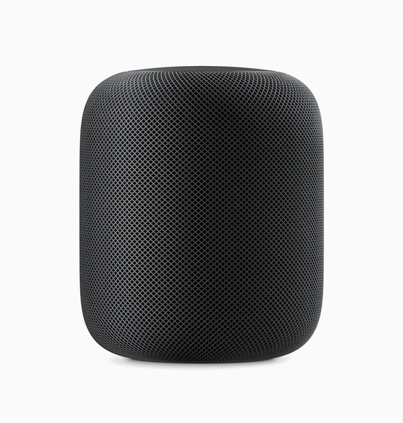 A black HomePod.