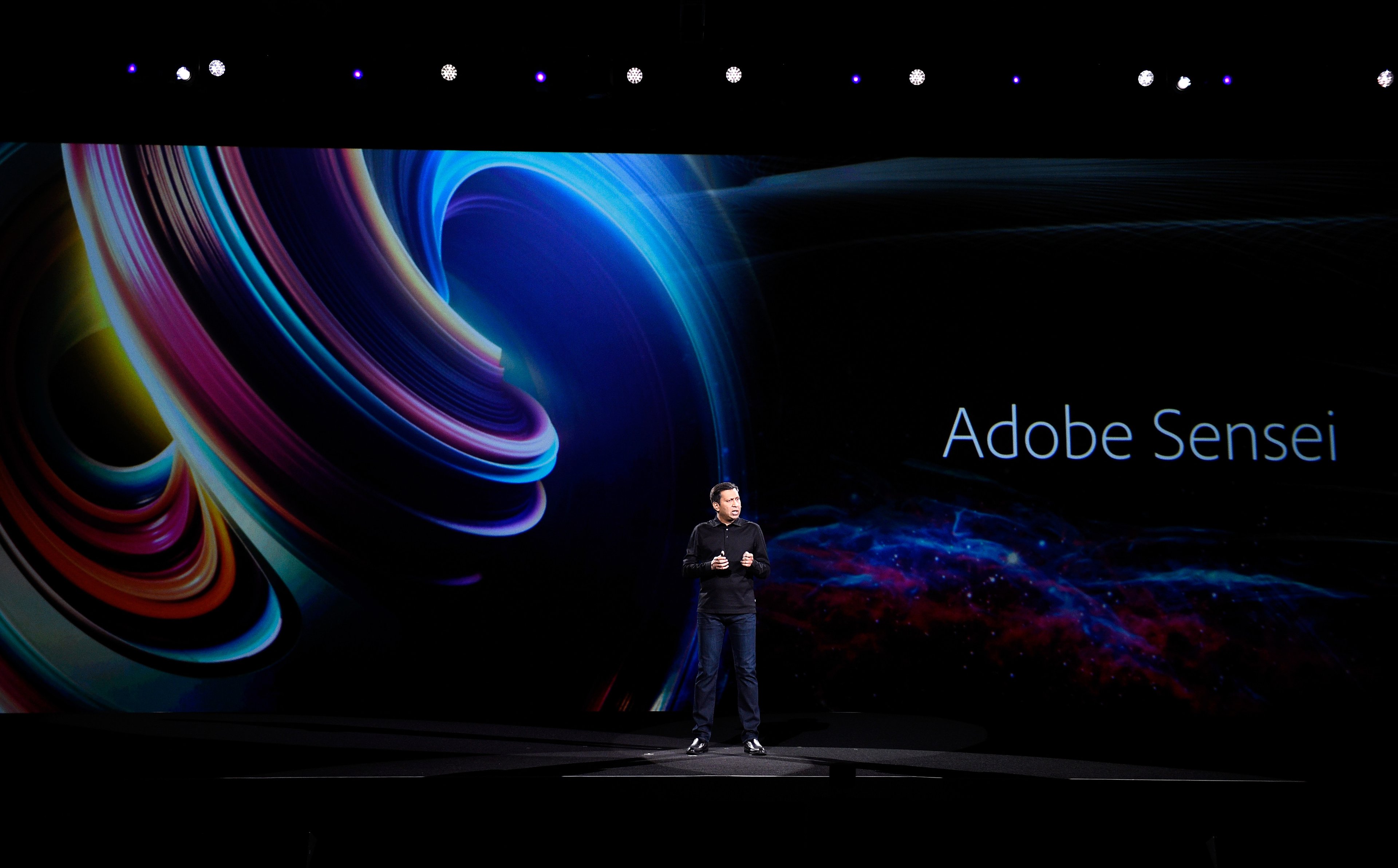 Adobe Sensei cloud presentation.