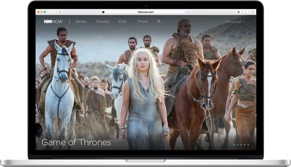 HBO Now on a laptop