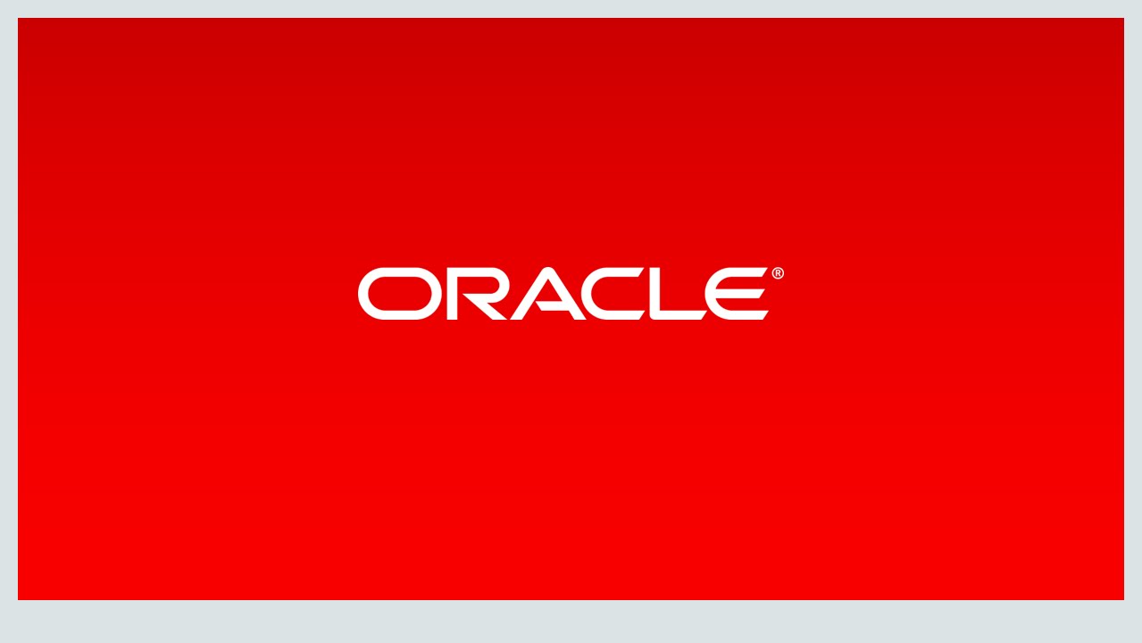 The Oracle logo.