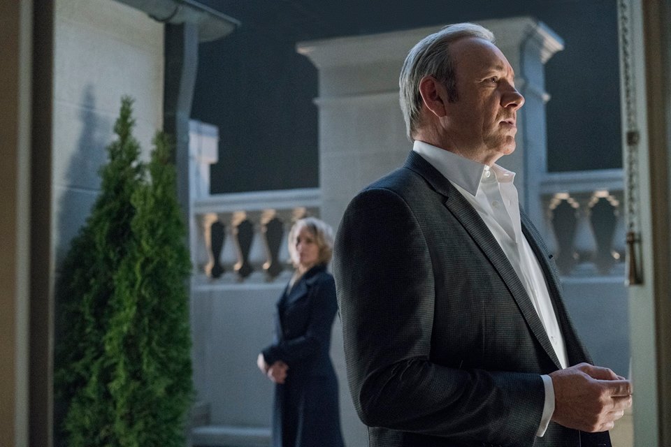 A scene from "House of Cards".