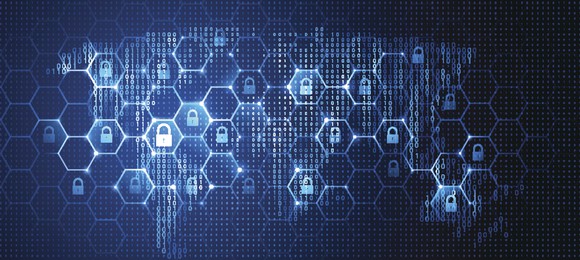 Illustration of cybersecurity