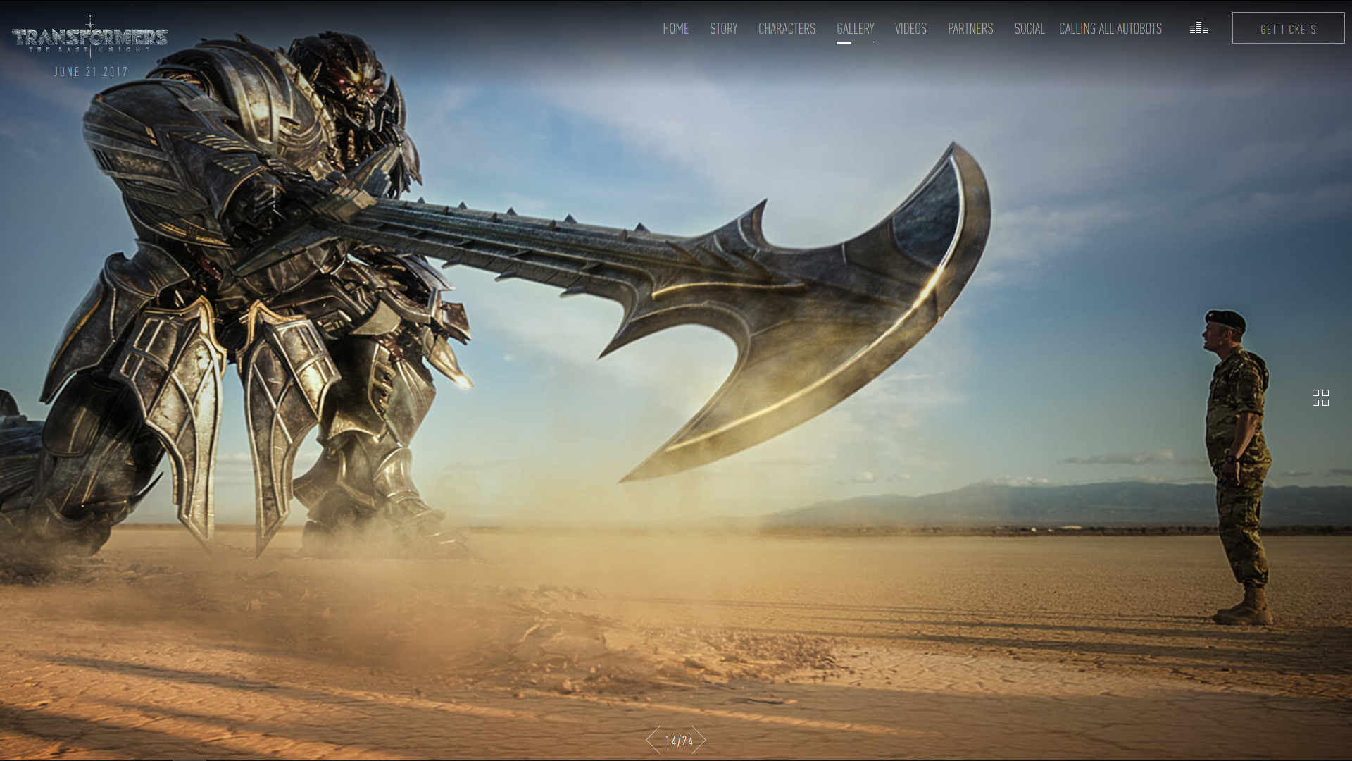 Transformers: The Last Knight.