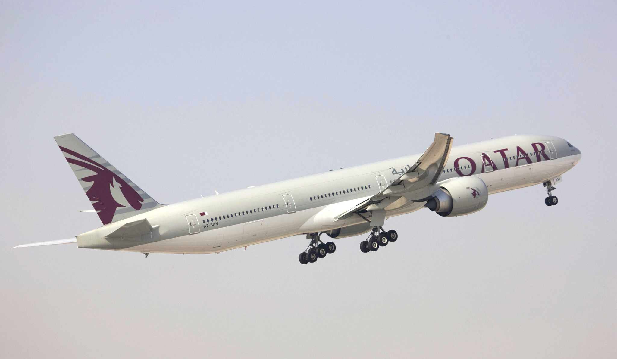 A Qatar Airways plane