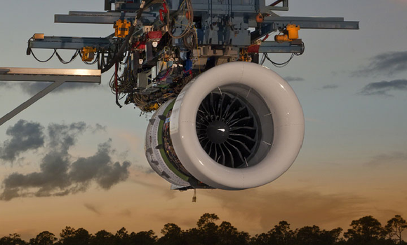 A geared turbofan engine