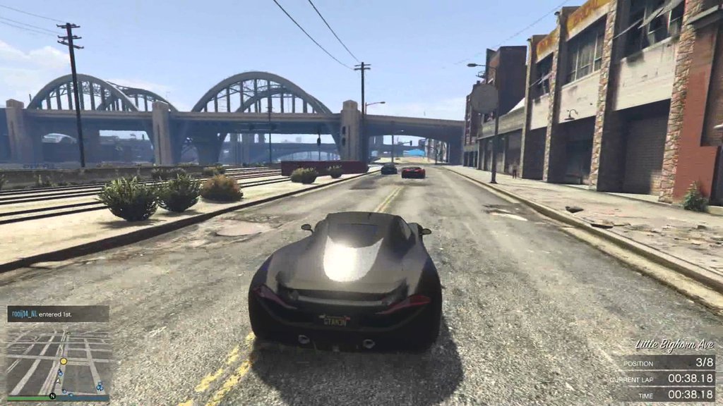 A scene from Grand Theft Auto V.