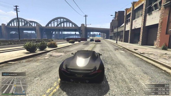A scene from Grand Theft Auto V.
