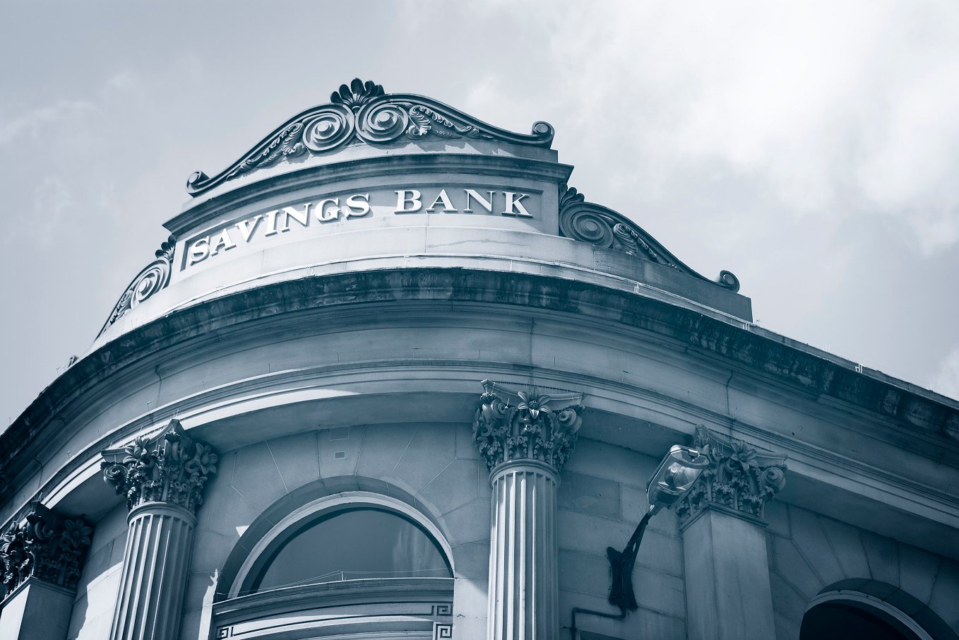 Exterior of a savings bank