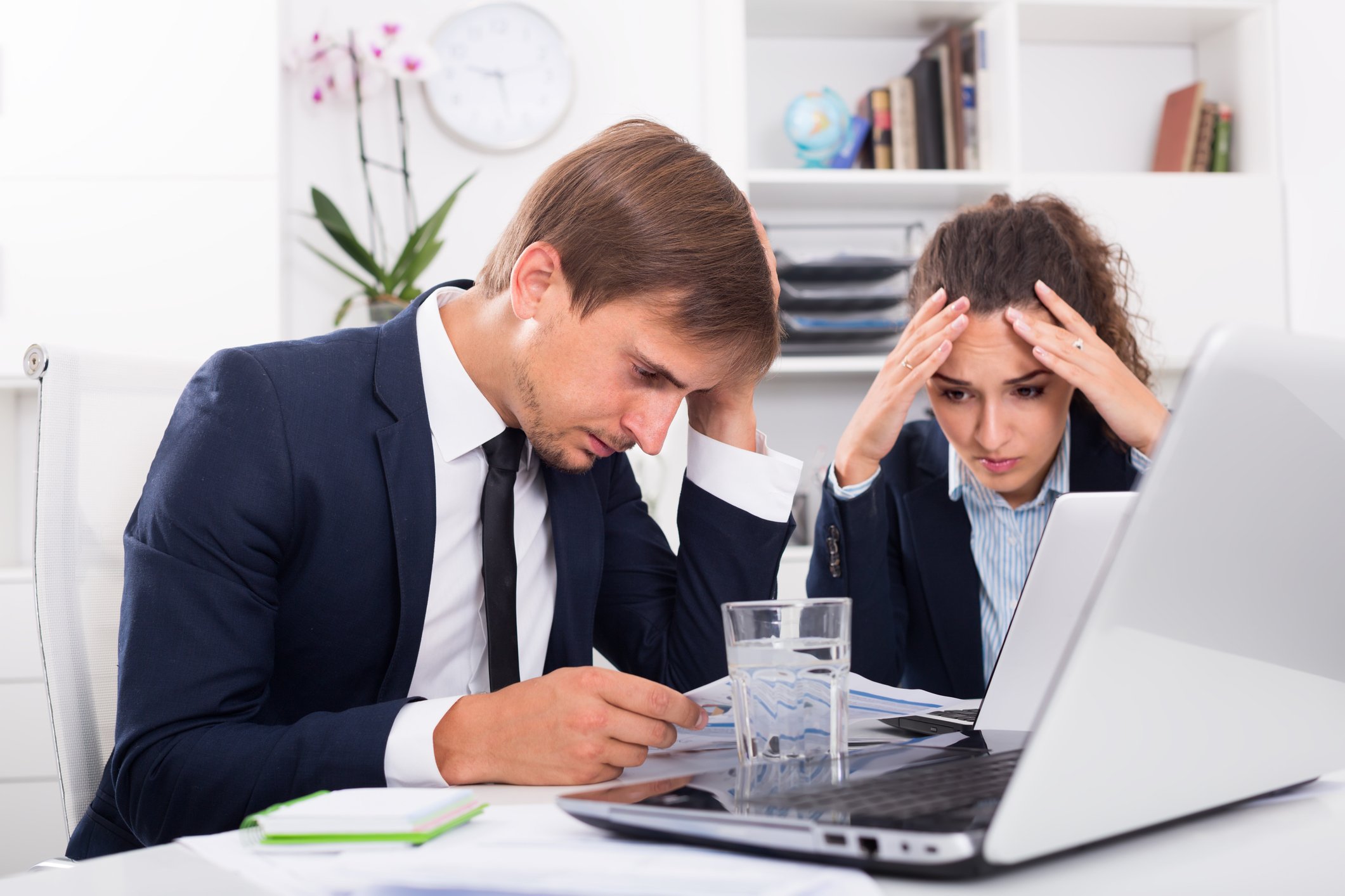 Stressed out coworkers