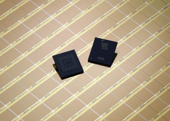 Toshiba memory chips.