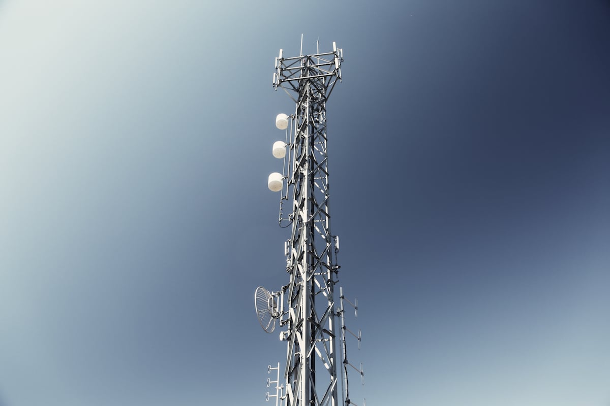 Image of a cellular tower.