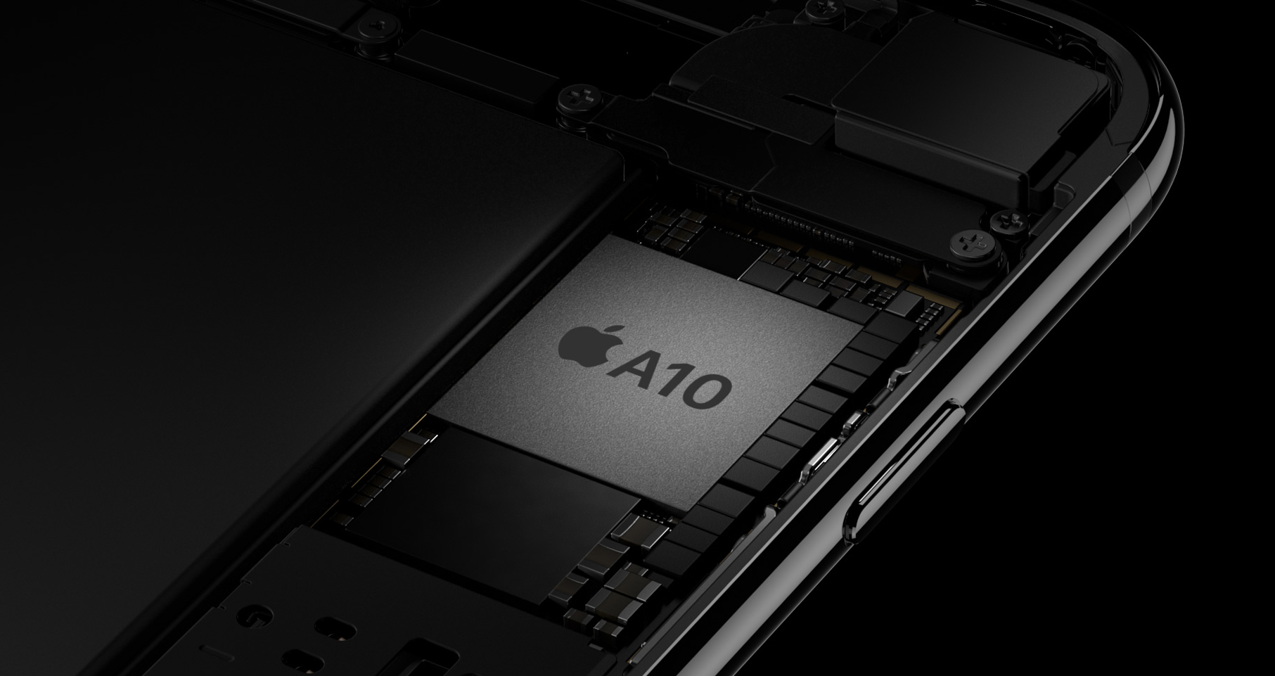 Cutaway rendering of A10 Fusion chip