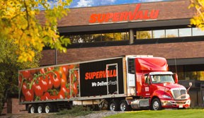 A Supervalu truck