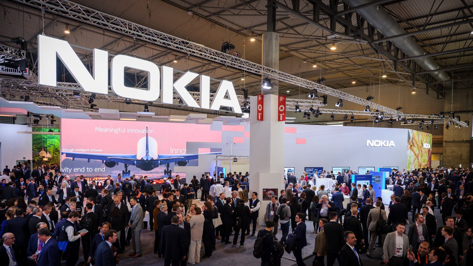 Nokia's Experience Center at MWC 2017.