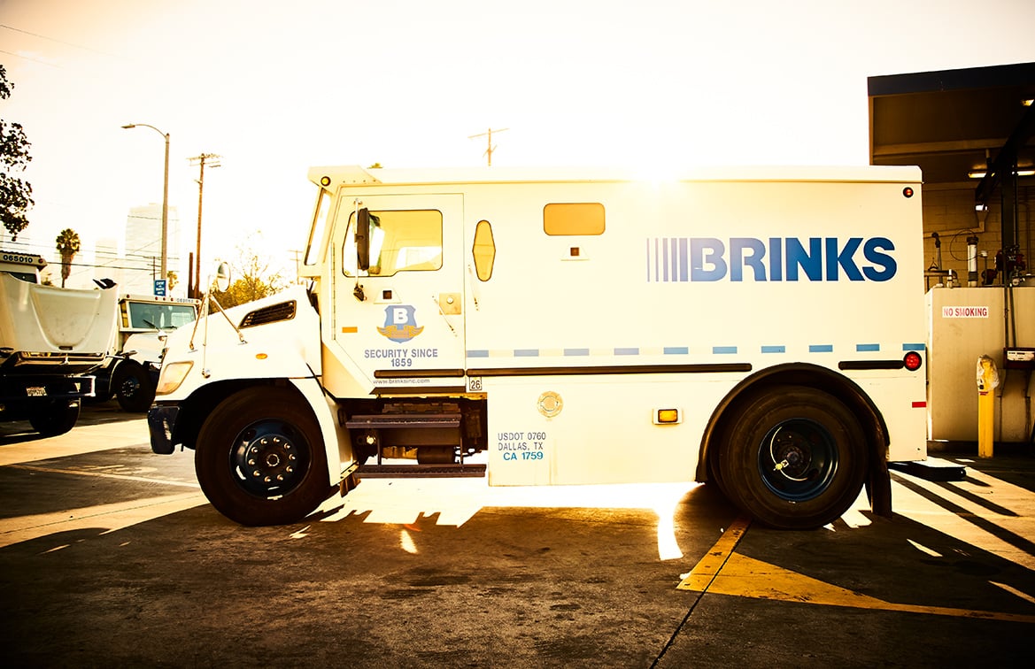 Brink's armored truck