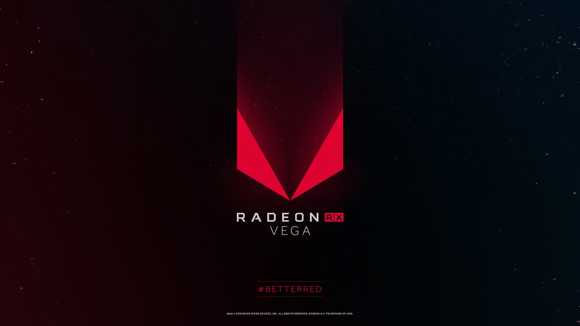 The AMD Radeon RX Vega logo.