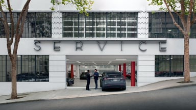 Tesla-Service-Entrance