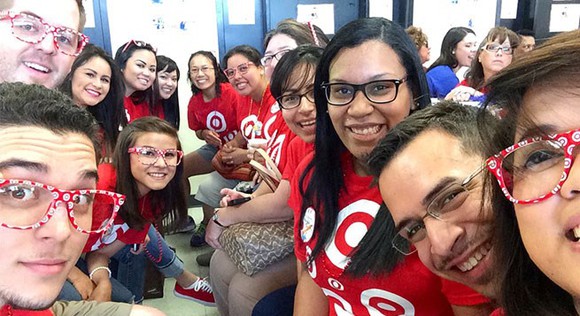 A group of Target employees