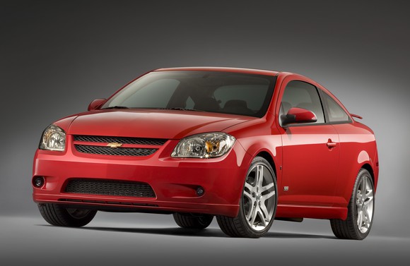 A red 2008 Chevrolet Cobalt