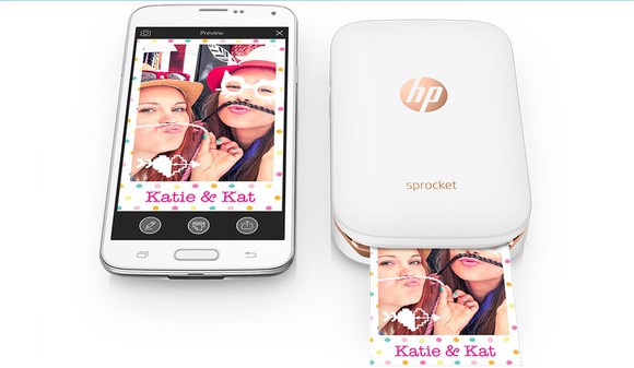 HP's mobile Sprocket printer.
