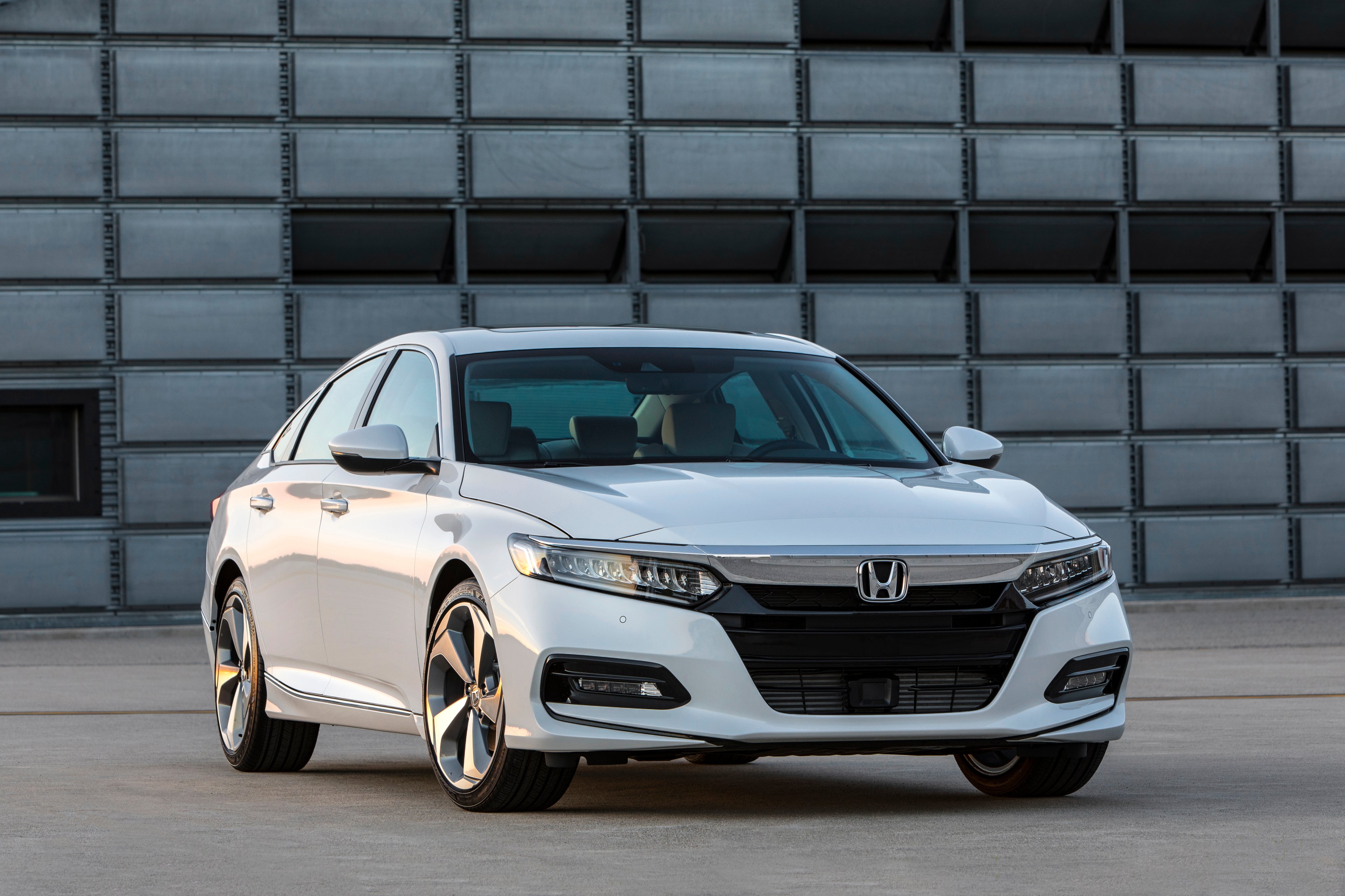 A front view of a 2018 Honda Accord sedan.