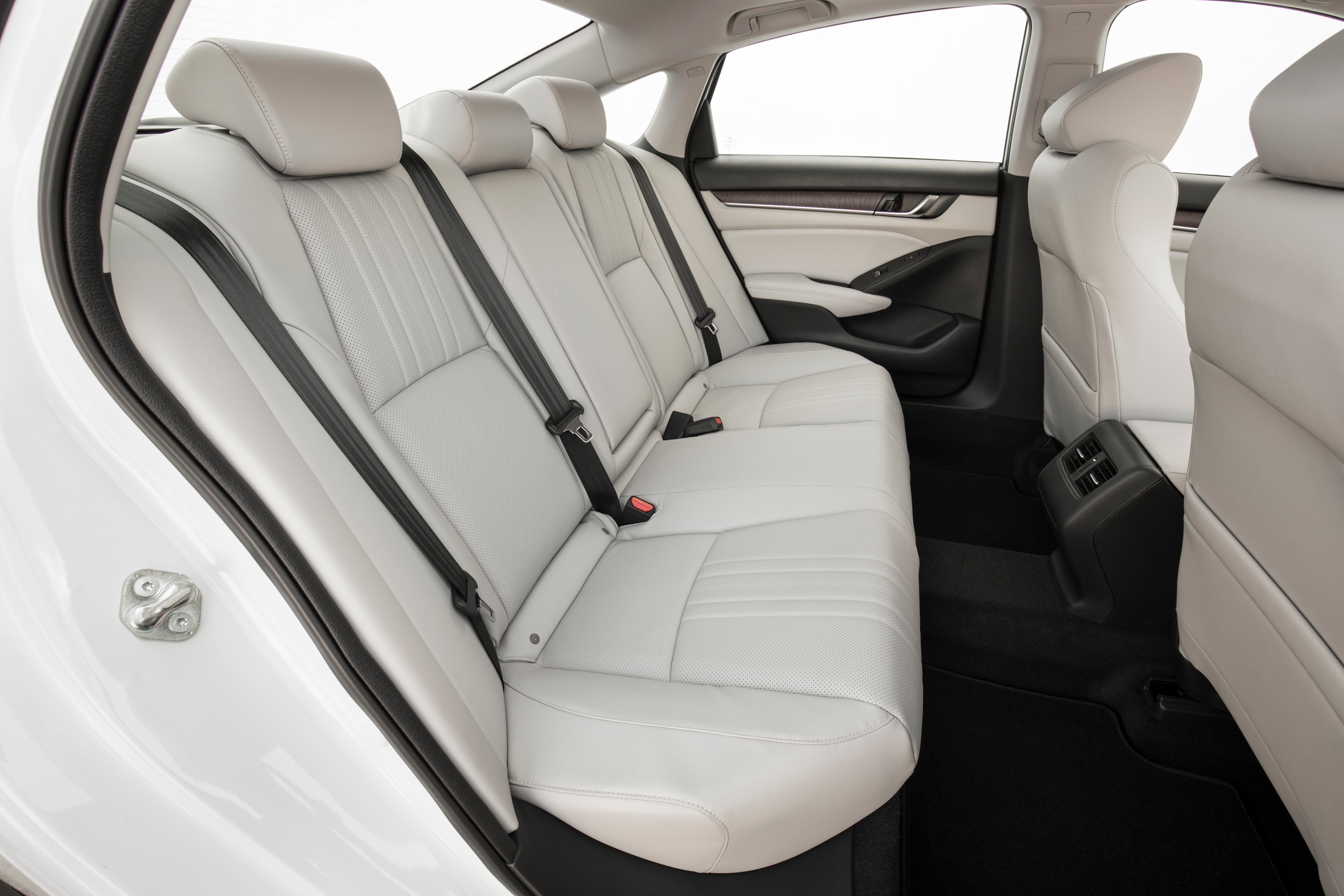 A view of the rear seat of the 2018 Honda Accord.