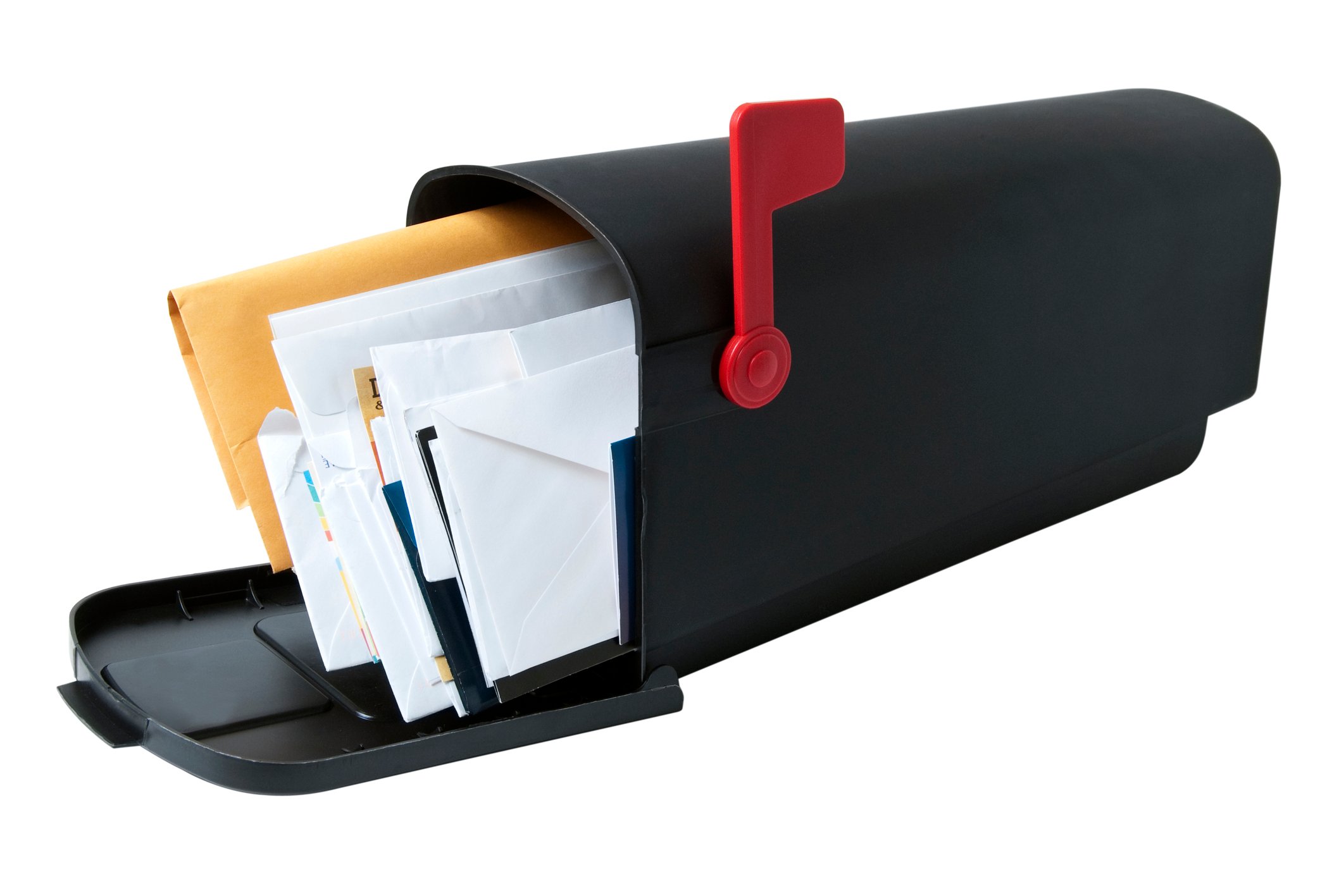 mailbox full of letters