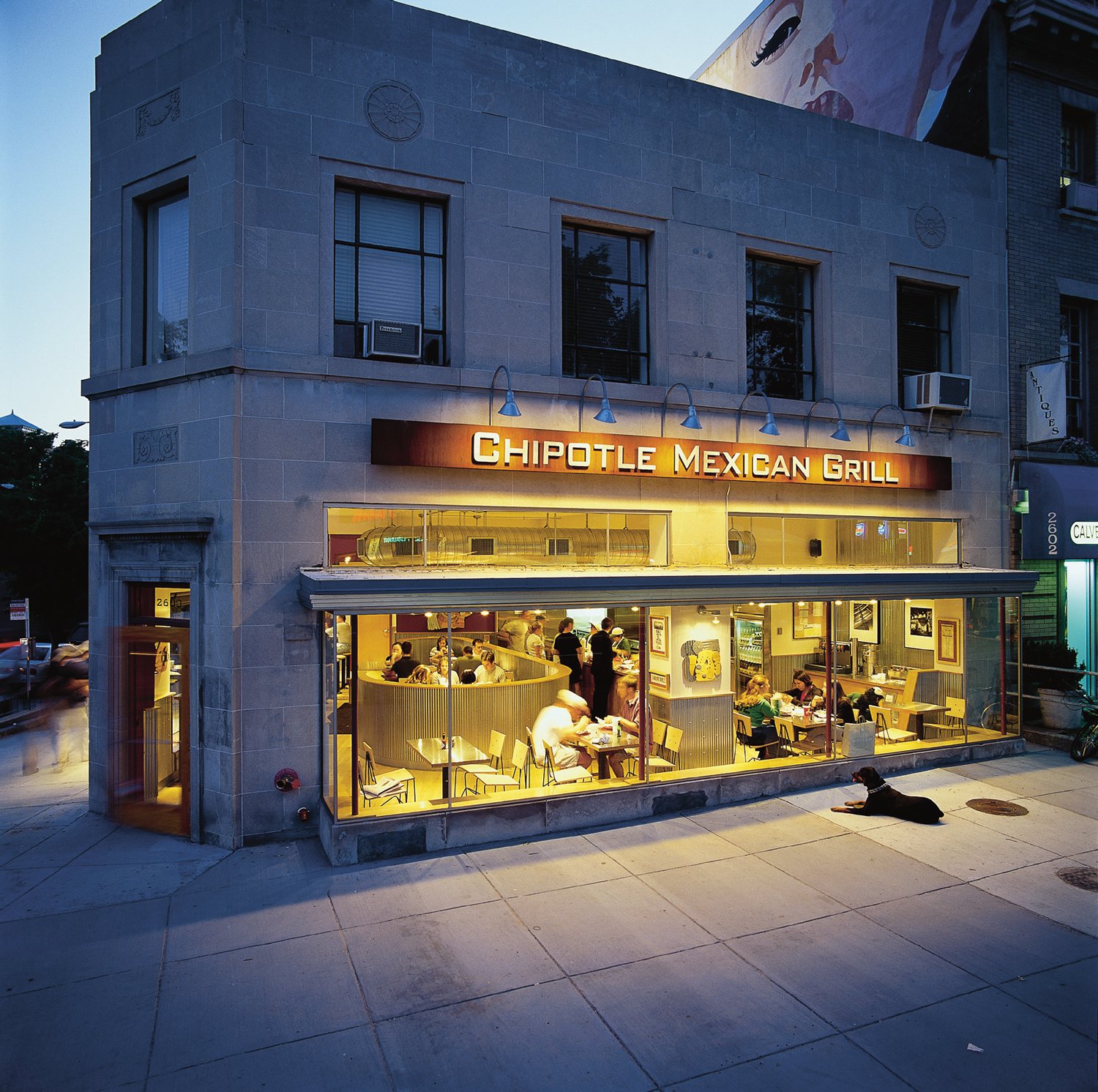 A Washington, DC Chipotle location