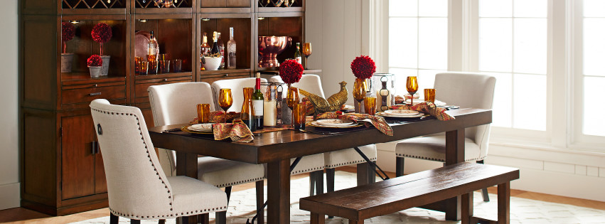 A Pier 1 dining set.