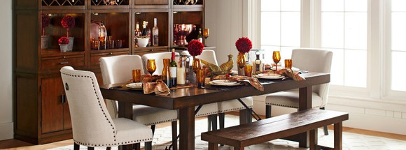 A Pier 1 dining set.