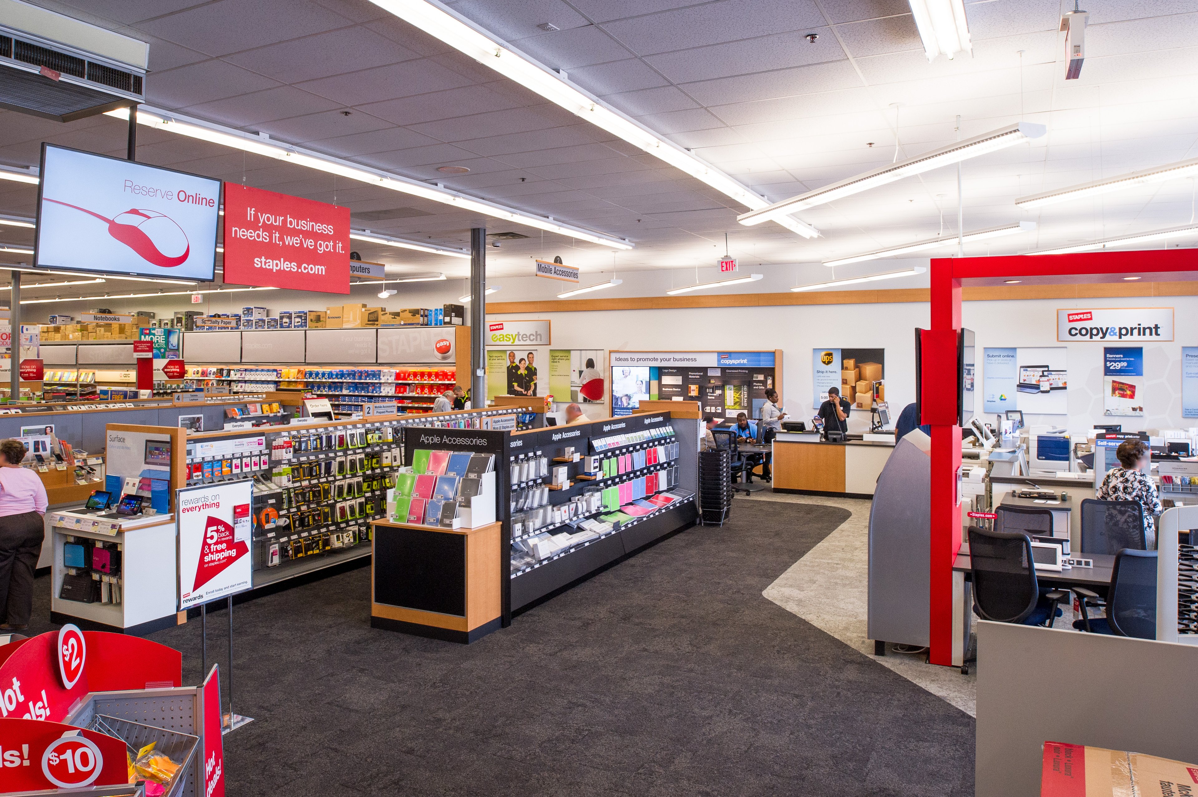 staples tore