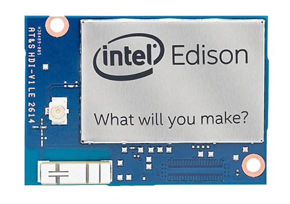 Intel's Edison chip for IoT devices.