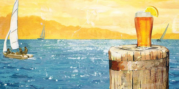 Sam Adams summer ale.