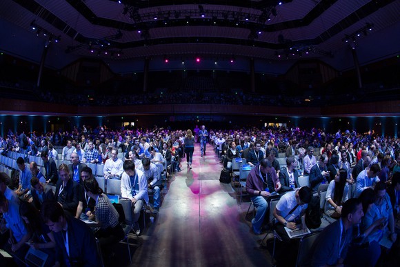 Twitter conference audience.