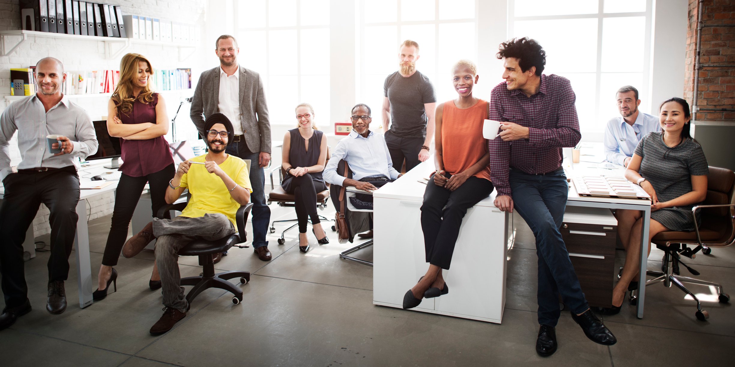 Happy employees