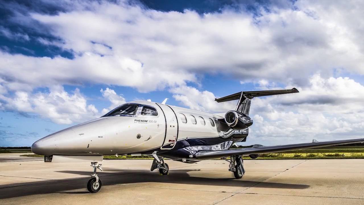 Embraer's Phenom 100V airplane.