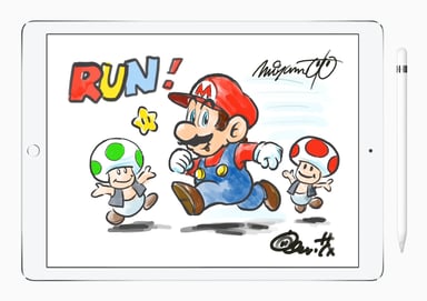 super-mario-run-drawing